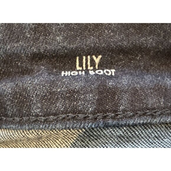 Fidelity jeans women 28 25 dark wash lily high boot dark wash excel rinse - Picture 9 of 12